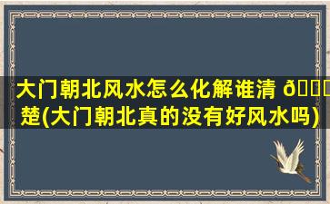大门朝北风水怎么化解谁清 🐞 楚(大门朝北真的没有好风水吗)